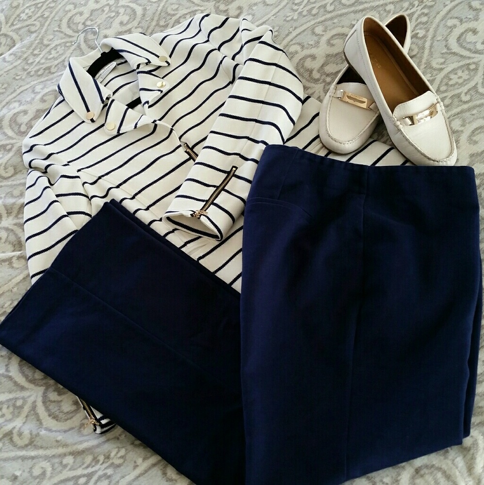 Chico's Navy Flare Pants